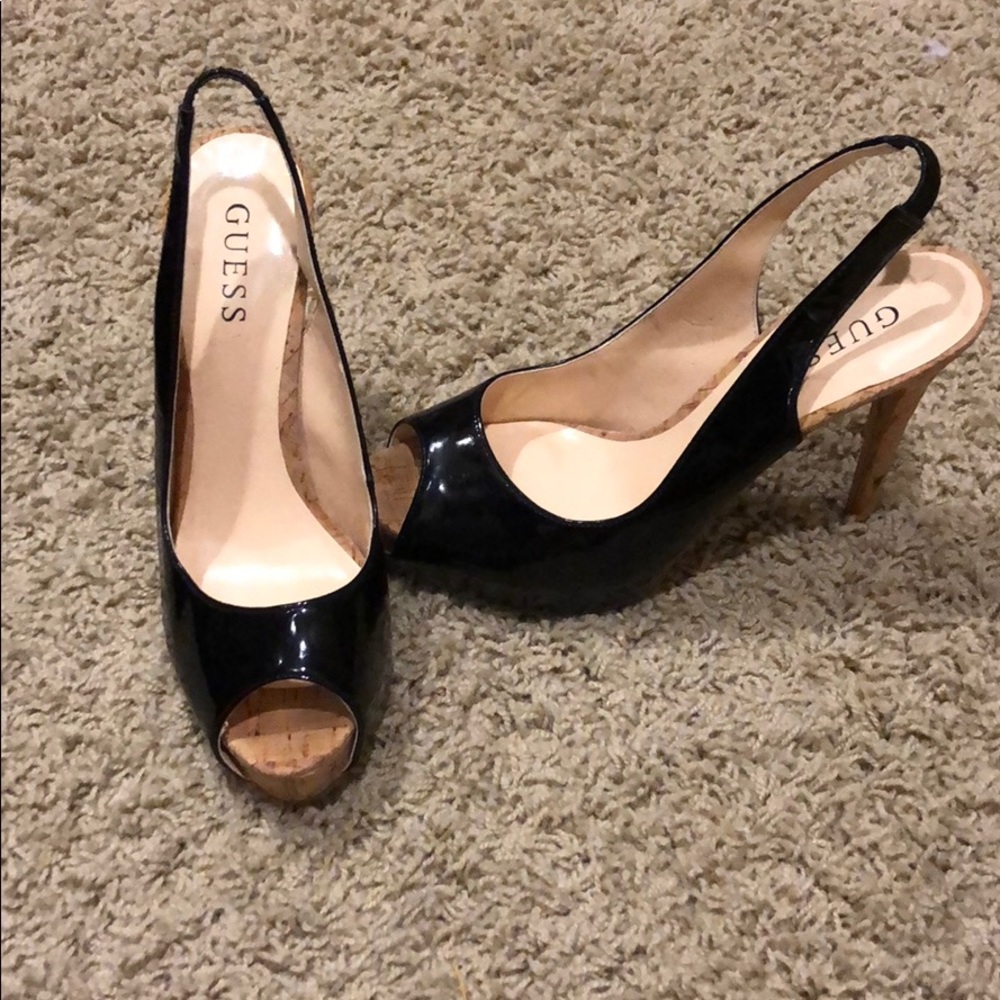 Guess peep toe heels - Picture 1 of 6